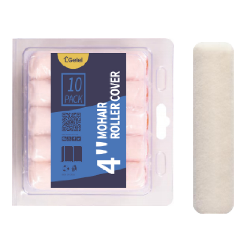 4 tommers Mohair Roller Cover Kit